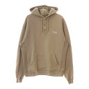 KITH(キス) サイズ:S 21AW ×Wilson Williams IV Hoodie ウィルソン・ウィリアムズ ハーフボタン フーデッド プルオーバーパーカー ベージュ KH2617【中古】【程度B】【カラーベージュ】【取扱店舗渋谷】