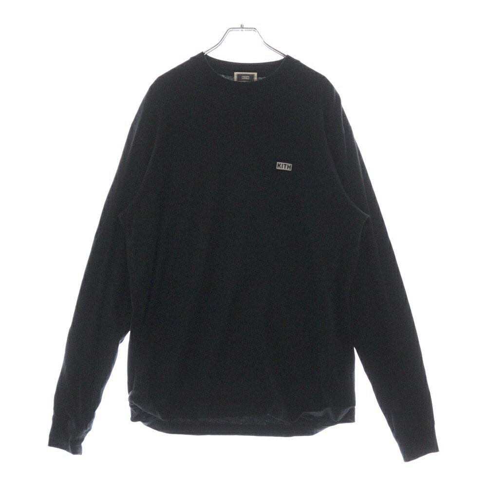 KITH(キス) サイズ:M Long-Sleeve Lax Tee 長袖Tシャツ ロンT ブラック KHM030688【中古】【程度B】【カラーブラック】【取扱店舗BRING THRIFT CLOSET 湘南平塚店】