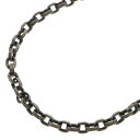 CHROME HEARTS(クロムハーツ) サイズ:20.0inch PAPER CHAIN 20 ペーパーチェーンネックレス 20inch シルバー BCA087【中古】【程度B】【カラーシルバー】【取扱店舗原宿】