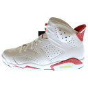 NIKE(ナイキ) サイズ:29.0cm Air Jordan 6 White and University Red/Red Oreo エアジョーダン 6 ホワイト アンド ユニバーシティハイカットスニーカー US11/29cm CT8529-162【中古】【程度A】【カラーホワイト】【オンライン限定商品】
