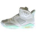 NIKE(ナイキ) サイズ:29.0cm WMNS Air Jordan 6 Mint Foam ウィメンズ エアジョーダン6 ミントフォーム ハイカットスニーカー ホワイト/グリーン US12/29cm DQ4914-103【中古】【程度B】【カラーホワイト】【オンライン限定商品】