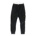 STONE ISLAND(ストーンアイランド) サイズ:W30 RE-T Garmentdyed Stretch Pants ロゴワッペンカーゴパンツ グレー 761531303【中古】【程度B】【カラーグレー】【取扱店舗BRING仙台店】