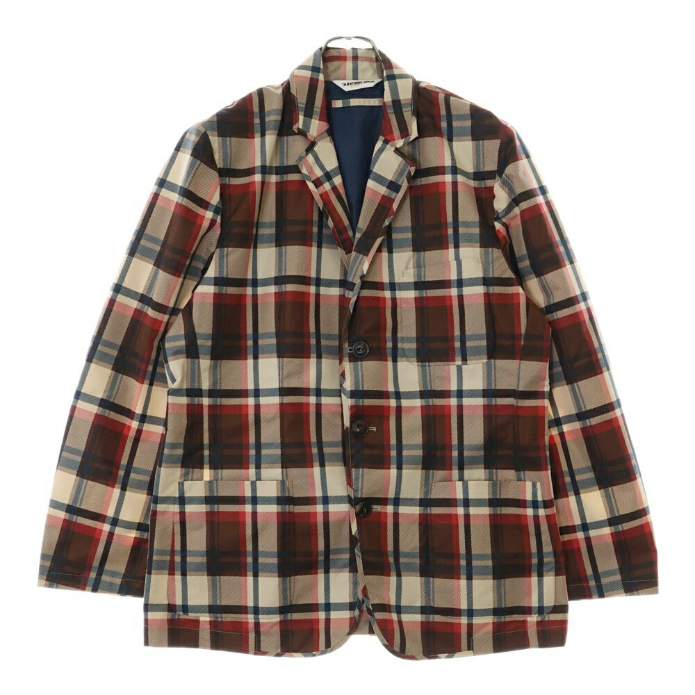 A BATHING APE ピーコート チェック柄伊勢丹 楽天市場】A BATHING APE(柄チェック)(コート・ジャケット