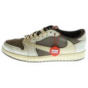 NIKE(ナイキ) サイズ:27cm ×TRAVIS SCOTT AIR JORDAN 1 LOW OG REVERSE MOCHA DM7866-162 トラヴィススコット エアジョーダン1 ローカットスニーカー リバースモカ ブラウン US9/27cm【中古】【程度B】【カラーブラウン】【取扱店舗BRING KICKS】