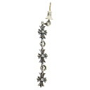 CHROME HEARTS(クロムハーツ) TINY E CH PLS 3 AFTER タイニーECHプラス アフターダイヤ 3ドロップ ピアス シルバー【中古】【程度B】【カラーシルバー】【取扱店舗BRING心斎橋店】