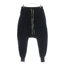 DRKSHDW(ダークシャドウ) サイズ:XS 18AW Prisoner Pant プリズナーパンツ ブラック DU18F7394-RN【中古】【程度A】【カラーブラック】【取扱店舗BRING渋谷ANNEX店】