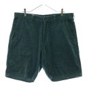 SUPREME(シュプリーム) サイズ:34 17SS Wide Wale Corduroy Work Short ワイド ワーレイ コーデュロイ ワークショーツ ハーフパンツ カーキ【中古】【程度A】【カラーグリーン】【取扱店舗BRING THRIFT CLOSET 幕張店】