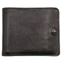 CHROME HEARTS(クロムハーツ) 1SNAP 1スナップ クロス ボールボタン レザーウォレット 財布 ブラック BCA361【中古】【程度A】【カラ...