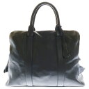 TOM FORD(トムフォード) 2WAY レザー ボストン トートバッグ ブラック/ゴールド【中古】【程度B】【カラーブラック】【取扱店舗BRING梅田茶屋町...