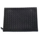 BOTTEGA VENETA(ボッテガヴェネタ) イントレチャートドキュメントケース クラッチバッグ レザー ネイビー【中古】【程度B】【カラーネイビー】【取扱店舗BRING仙台店】|詳細画像