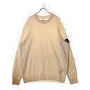 STONE ISLAND(ストーンアイランド) サイズ:XL ワッペンパッチ クルーネック ニットセーター クリーム 7315552A3【中古】【程度B】【カラーホワイト】【取扱店舗BRING仙台店】