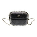 CHANEL(シャネル) ココマーク チェーンポシェット ショルダーバッグ ブラック【中古】【程度B】【カラーブラック】【取扱店舗BRING京都河原町店】
