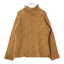 CHANEL(シャネル) サイズ:38 09AW ハイネックニット 長袖 ブラウン ウール #38 P13655V00633【中古】【程度B】【カラーブラウン】【オンライン限定商品】