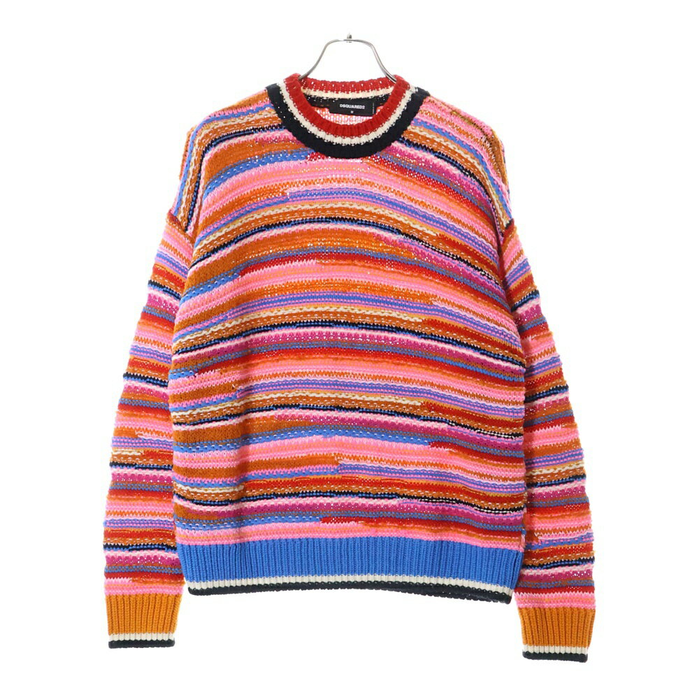 DSQUARED2♡ マルチカラーウールジャカードセーター 楽天市場】DSQUARED2(カラーマルチカラー)(ニット・セーター