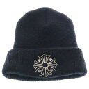 CHROME HEARTS(クロムハーツ) サイズ:OS WOOL WATCH CAP CHプラス刺繍ウールビーニー ニットキャップ ブラック【中古】【程度B】...