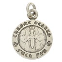 CHROME HEARTS(クロムハーツ) CHRM ANGL MDL V1 エンジェルメダルチャーム ペンダントトップ シルバーBCA229【中古】【程度B】【カラーシルバー】【取扱店舗BRING京都河原町店】