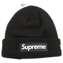 SUPREME(シュプリーム) 21AW ×NEW ERA World Famous Box Logo Beanie ニューエラ ワールドフェイマス ボックスロ...