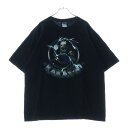 VINTAGE(ヴィンテージ) サイズ:XL 00s NARUTO SHIPPUDEN KAKASHI TEE ナルト 疾風伝 カカシ 写輪眼 フロントプリント Tシャツ 半袖カットソー ブラック【中古】【程度B】【カラーブラック】【取扱店舗原宿】