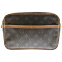 LOUIS VUITTON(ルイヴィトン) コンピエーニュ 23 クラッチバッグ ブラウン M51847【中古】【程度C】【カラーブラウン】【オンライン限定商品】