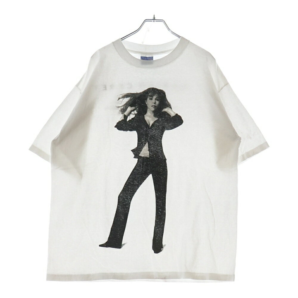 VINTAGE(ヴィンテージ) サイズ:XL 90s MARIAH CAREY DAYDREAM MONOCHROME TEE マライアキャリー 両面プリント Tシャツ 半袖カットソー ホワイト【中古】【程度B】【カラーホワイト】【オンライン限定商品】