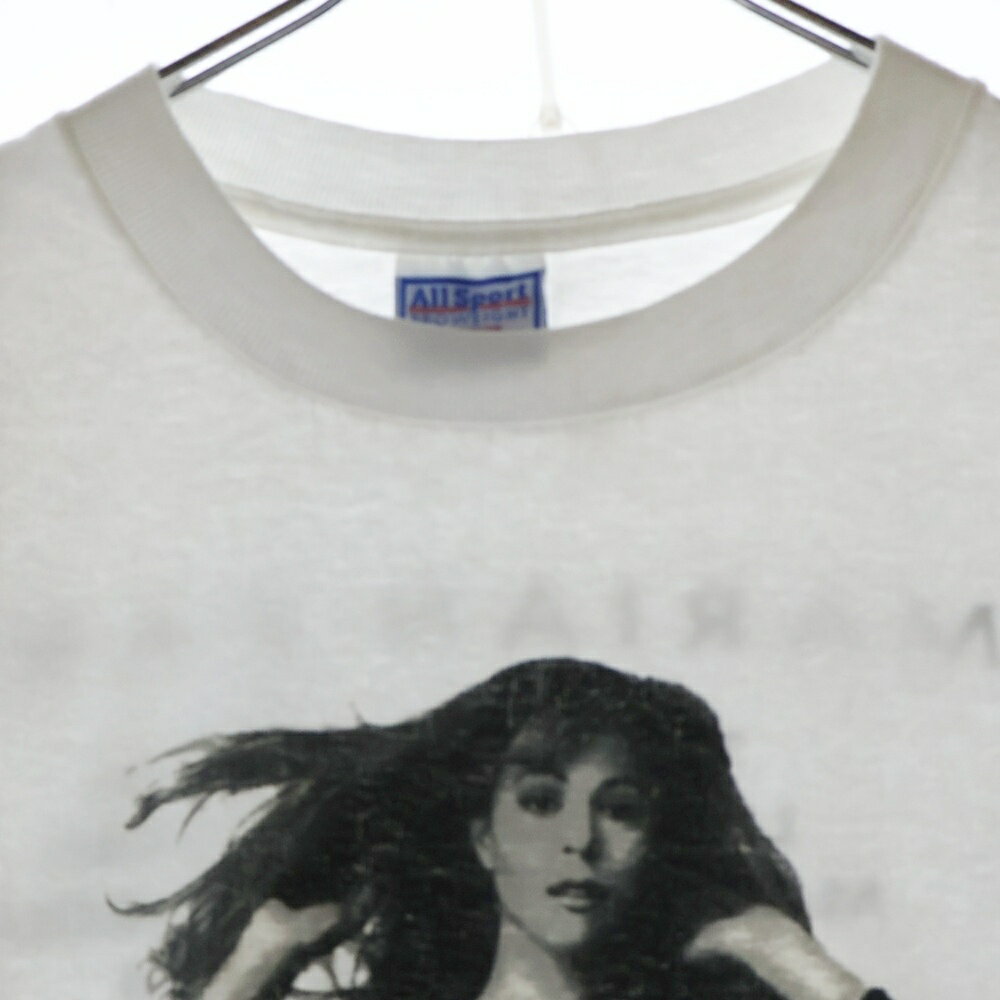 VINTAGE(ヴィンテージ) サイズ:XL 90s MARIAH CAREY DAYDREAM MONOCHROME TEE マライアキャリー 両面プリント Tシャツ 半袖カットソー ホワイト【中古】【程度B】【カラーホワイト】【オンライン限定商品】