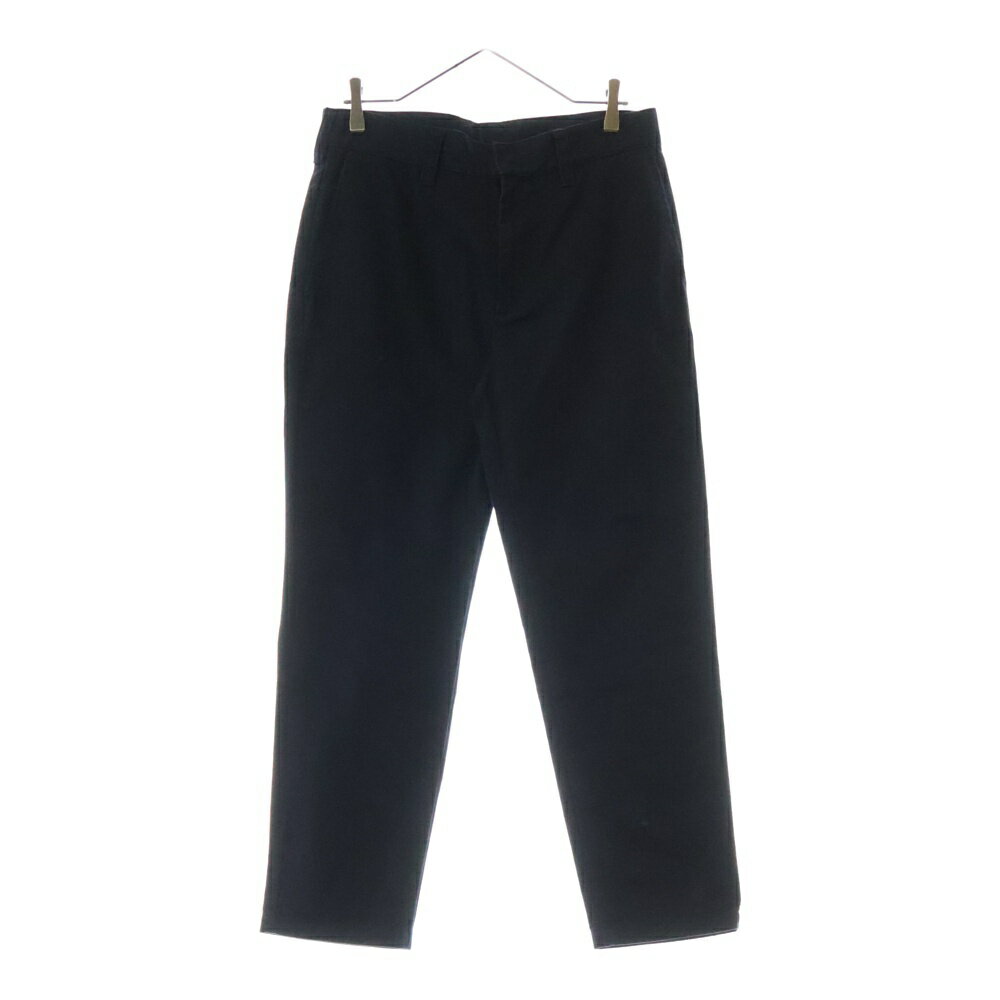 GOD SELECTION XXX(ゴッドセレクショントリプルエックス) 裾ロゴプリント ワークチノパンツ ネイビー【中古】【程度B】【カラーネイビー】【取扱店舗BRING福岡天神店】