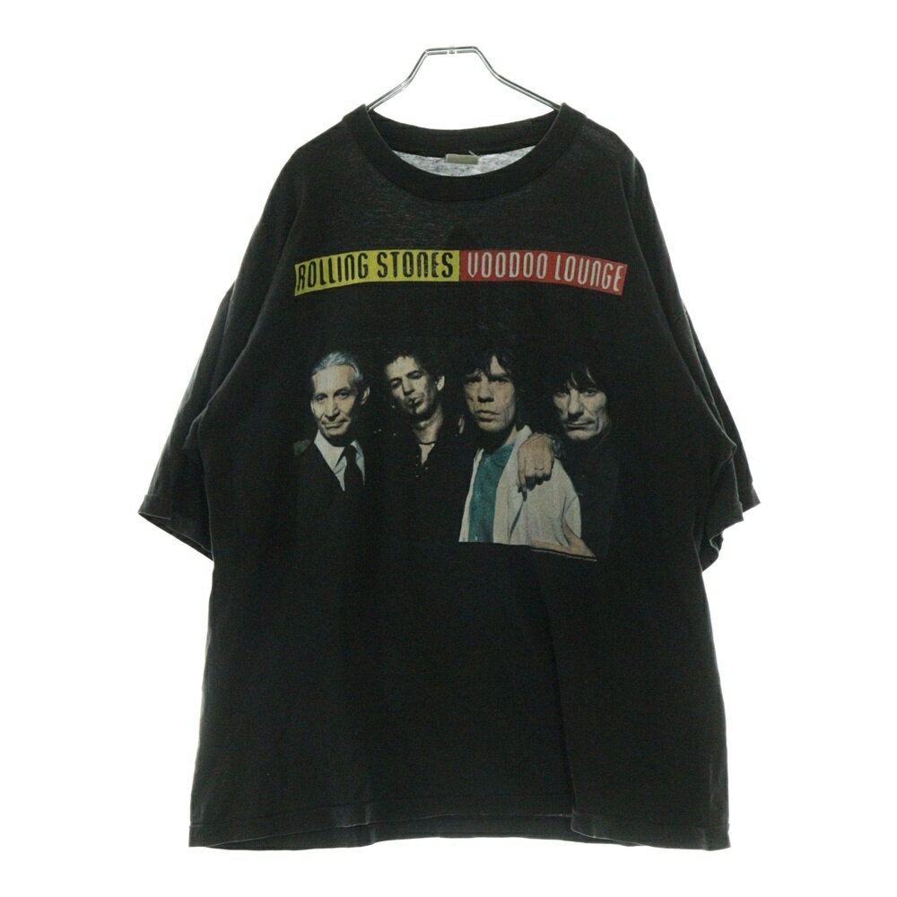 VINTAGE(ヴィンテージ) サイズ:XL 90S THE ROLLING STONES VOODOO LOUNGE VOLKSWAGEN ローリングストーンズ 両面プリント 半袖Tシャツ ブラック【中古】【程度B】【カラーブラック】【取扱店舗AWESOME高円寺店】のサムネイル