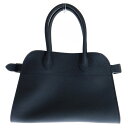 THE ROW(ザロウ) Soft Margaux 10 ソフト マルゴー レザー ハンドバッグ グレー レディース W1190L【中古】【程度A】【カラーグレー】【取扱店舗WASTE_NOT名古屋店】