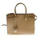SAINT LAURENT PARIS(サンローランパリ) Classic Baby Sac De Jour クラシックベイビーサックドジュール 2WAY レザー ハンドバッグ ショルダーバッグ ベージュ レディース 421863【中古】【程度B】【カラーベージュ】【取扱店舗新宿】