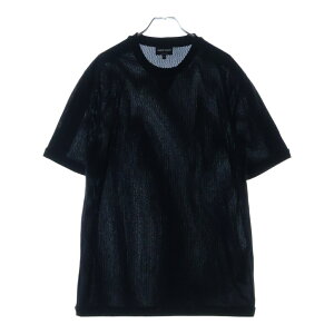 GIORGIO ARMANI(ジョルジオアルマーニ) サイズ:48 半袖 メッシュTシャツ コットン ネイビー 48 メンズ【中古】【程度B】【カラーネイビー】【取扱店舗BRING THRIFT CLOSET 幕張店】