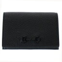 GUCCI(グッチ) ホースビット レザー二つ折り コインケース 名刺入れ ブラック 745983【中古】【程度B】【カラーブラック】【オンライン限定商品】