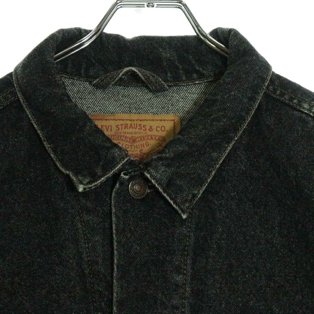 Levi's(リーバイス) サイズ:XL 90S 70503-02 Black Denim Jacket EURO ユーロ製 ブラックデニム トラッカージャケット ブラック【中古】【程度B】【カラーブラック】【取扱店舗AWESOME VINTAGE ＆ OneStyle clothing store名古屋パルコ店】