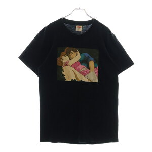 SUPREME(シュプリーム) サイズ:M 15AW Tpshio Maeda Overfriend Date Tee 前田俊夫 グラフィックプリント 半袖Tシャツ ブラック【中古】【程度B】【カラーブラック】【取扱店舗渋谷】