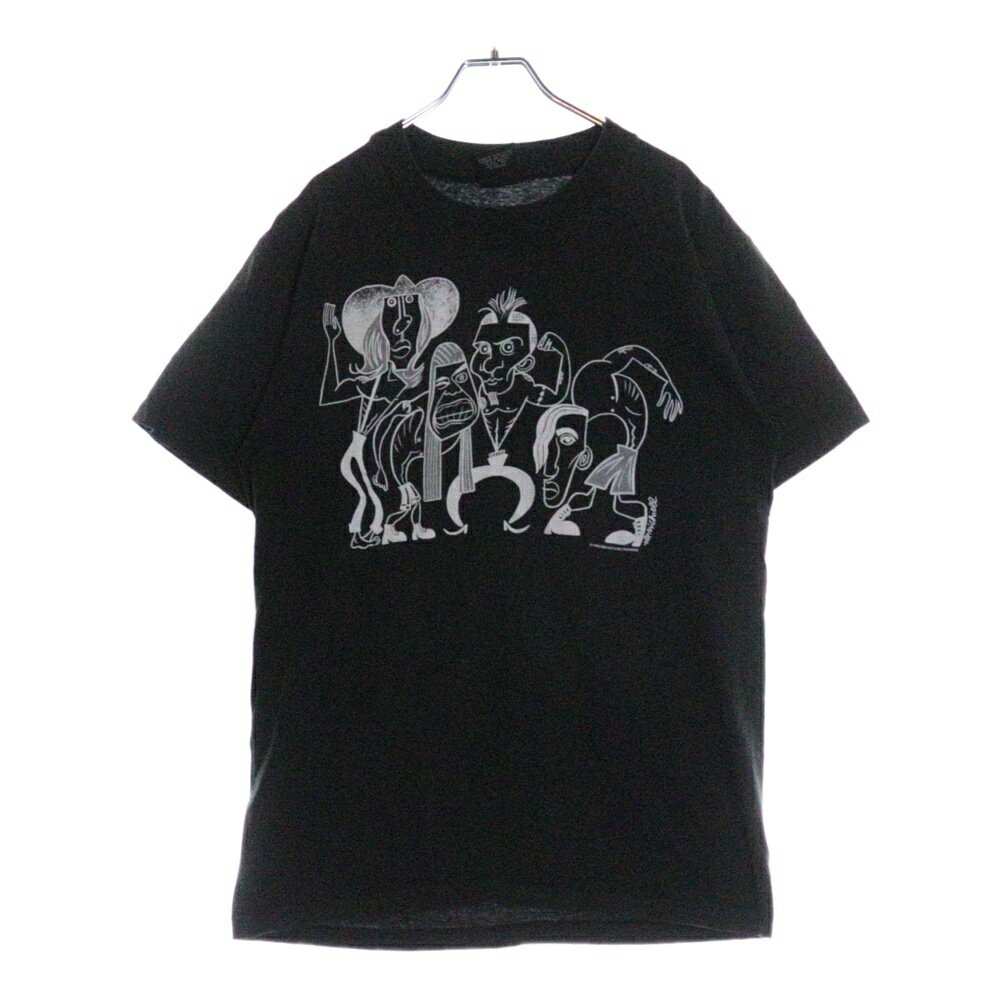 VINTAGE(ヴィンテージ) サイズ:L 90S VINTAGE RED HOT CHILI PEPPERS PICASSO レッドホットチリペッパーズ ピカソ プリント半袖Tシャツ カットソー ブラック【中古】【程度B】【カラーブラック】【取扱店舗WASTE_NOT名古屋店】