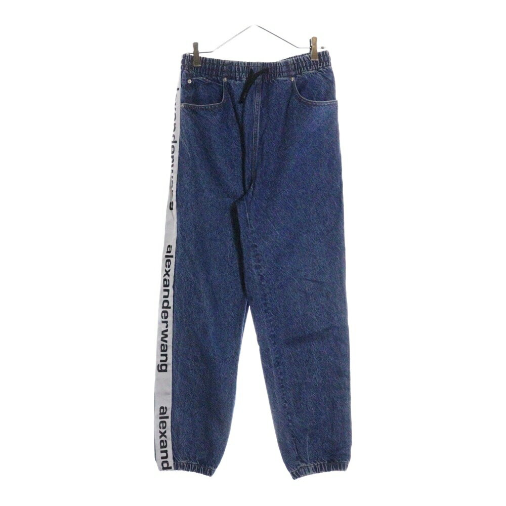 alexanderwang 総柄ロゴ ブラック デニムパンツ 28サイズ 3025g160043-1.jpg
