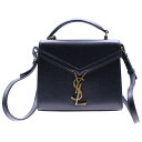 SAINT LAURENT PARIS(サンローランパリ) カサンドラ トップハンドル ミニ レザー2WAYハンドバッグ ショルダーバッグ ブラック 623930【中古】【程度A】【カラーブラック】【取扱店舗BRING福岡天神店】