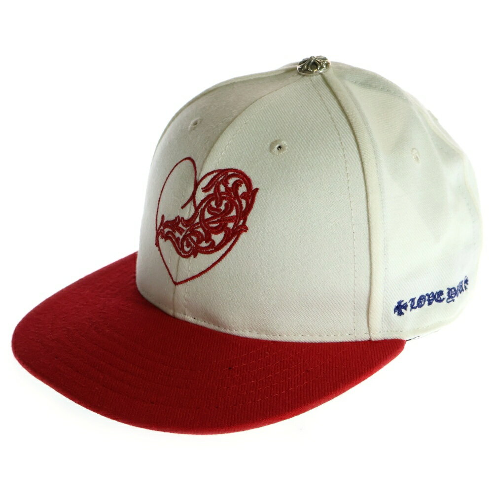 CHROME HEARTS(ϡ) :7 1/4/57.8cm FITTED WOOL ACRYLIC SERGE VINY HEART ...