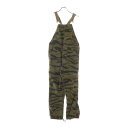 RRL(ダブルアールエル) サイズ:XS/TP 22SS カモリップストップオーバーオール グリーン【中古】【程度B】【カラーグリーン】【オンライン限定商品】