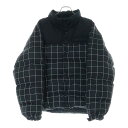 UNDERCOVER(アンダーカバー) サイズ:2 24AW ウィンドウペンチェック総柄 スナップボタン ダウンジャケット ブルゾン ブラック UP2D4207【中古】【程度B】【カラーブラック】【オンライン限定商品】