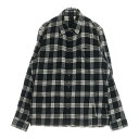 CHROME HEARTS(クロムハーツ) サイズ:M LOOSEENDS LS CHECK ルーズエンド クロスボールボタン ロングスリーブ ネルシャツ ブラック【中古】【程度B】【カラーブラック】【取扱店舗原宿】