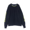 CHROME HEARTS(クロムハーツ) サイズ:XL CH L/S /1 ネックロゴプリント長袖Tシャツ カットソー ブラック【中古】【程度B】【カラーブラック】【取扱店舗原宿】