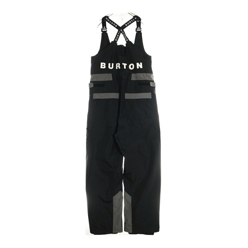 BURTON(バートン) サイズ:XL MACHINE WASH WARM マシーンウォッシュ ナイロンパンツ サロペット スキーウェア ブラック【中古】【程度A】【カラーブラック】【オンライン限定商品】