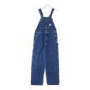 CARHARTT(カーハート) 00S VINTAGE ヴィンテージオーバーオール デニムパンツ インディゴ【中古】【程度B】【カラーブルー】【取扱店舗AWESOME高円寺店】