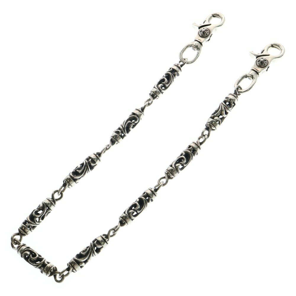 CHROME HEARTS(クロムハーツ) サイズ:Long ROLLER LONG-T/2クリップロング ローラー ウォレットチェーン シルバー【中古】【程度...