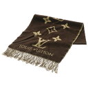 LOUIS VUITTON(ルイヴィトン) エシャルプ レイキャビック モノグラム カシミヤ マフラー ブラウン M71041【中古】【程度B】【カラーブラウン】【オンライン限定商品】
