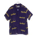 WACKO MARIA(ワコマリア) サイズ:M DISCO DEVIL HAWAIIAN SHIRT S/S ディスコデビルプリント 開襟シャツ 半袖シャツ パープル【中古】【程度B】【カラーパープル】【取扱店舗BRING梅田茶屋町店】