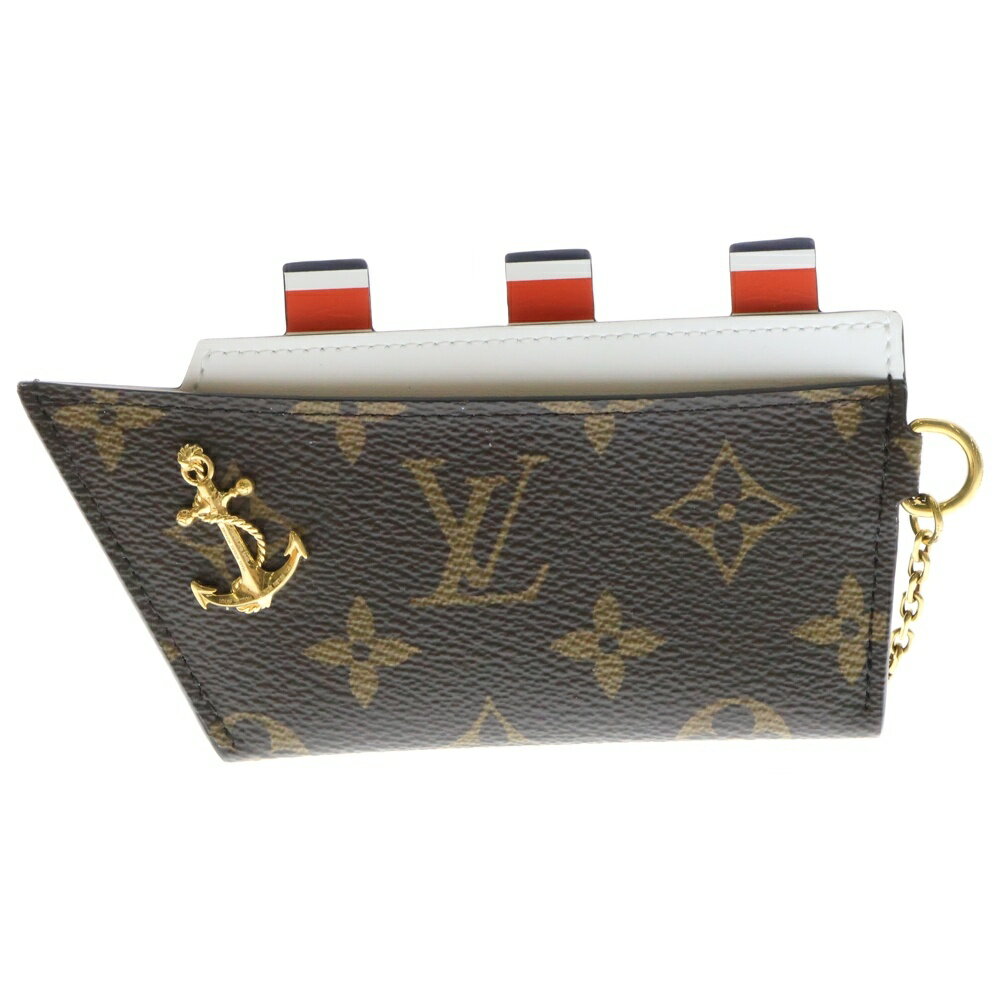 LOUIS VUITTON(ルイヴィトン) サイズ:- モノグラム ポルト カルト・クルーズ バッグチャーム レザー×PVC ブラウン ゴールド金具 M14468【中古】【程度A】【カラーブラウン】【取扱店舗渋谷】のサムネイル