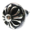 CHROME HEARTS(クロムハーツ) STUD CRSBLL クロスボールスタッドピアス シルバー BCA110【中古】【程度B】【カラーシルバー】【取扱店舗BRING京都河原町店】
