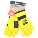 SUPREME(シュプリーム) サイズ:- 20SS ×THE NORTH FACE RTG GORE-TEX RTG ×ザノースフェイス フリースグローブ イエロー NM61964I【新古品/中古】【程度S】【カラーイエロー】【取扱店舗BRING福岡天神店】