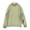 FEAR OF GOD ESSENTIALS(フィアオブゴッド エッセンシャルズ) サイズ:M L/S T-SHIRT ラバーロゴ 長袖Tシャツ ロンT クリーム【新古品/中古】【程度S】【カラーホワイト】【取扱店舗原宿】